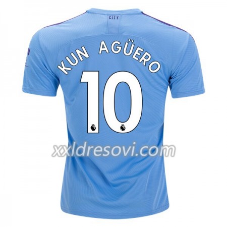 Manchester City Kun Aguero 10 Domaći Nogometni Dres 2019-2020